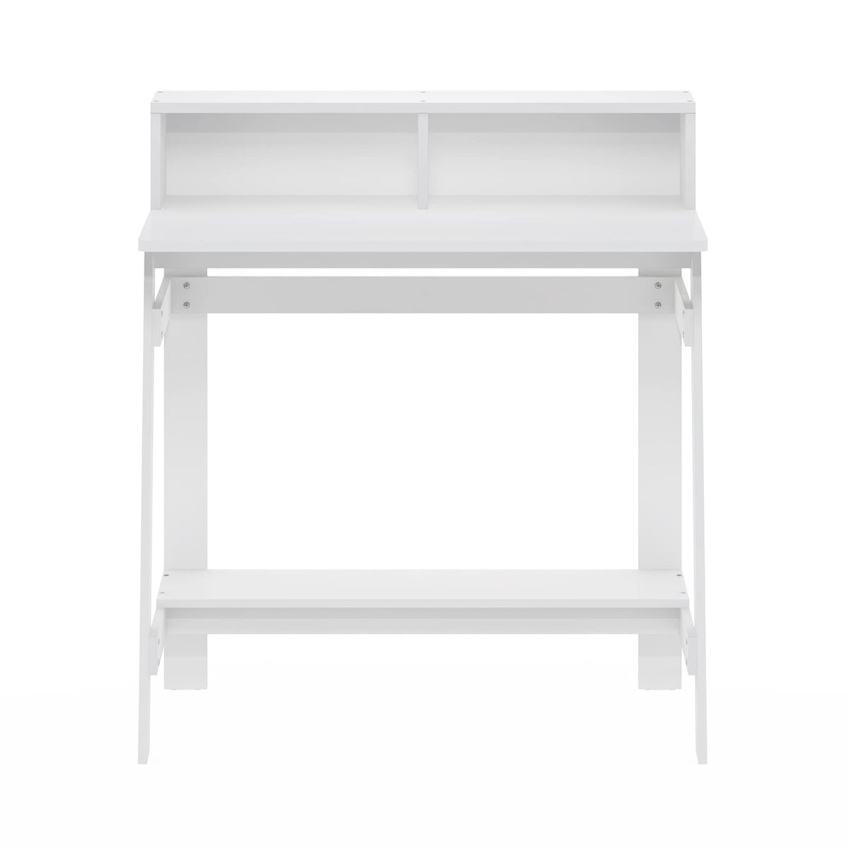Furinno Simplistic A Frame Computer Desk, Regular, White